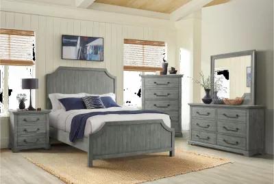 Beach House Gray Queen Bed