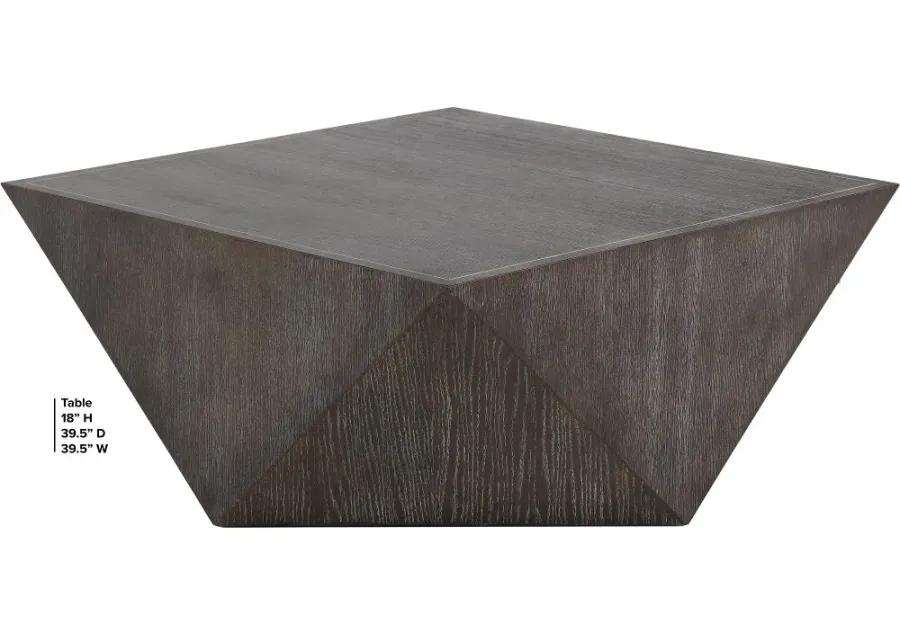 Gia Brushed Carbon Coffee Table