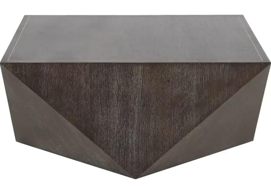 Gia Brushed Carbon Coffee Table