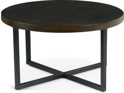 Yukon Iron and Linen Cocktail Table & Stools