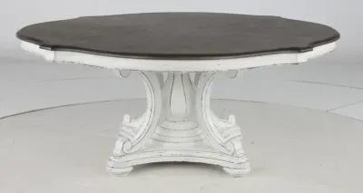 Magnolia Manor Antique White Round Dining Table