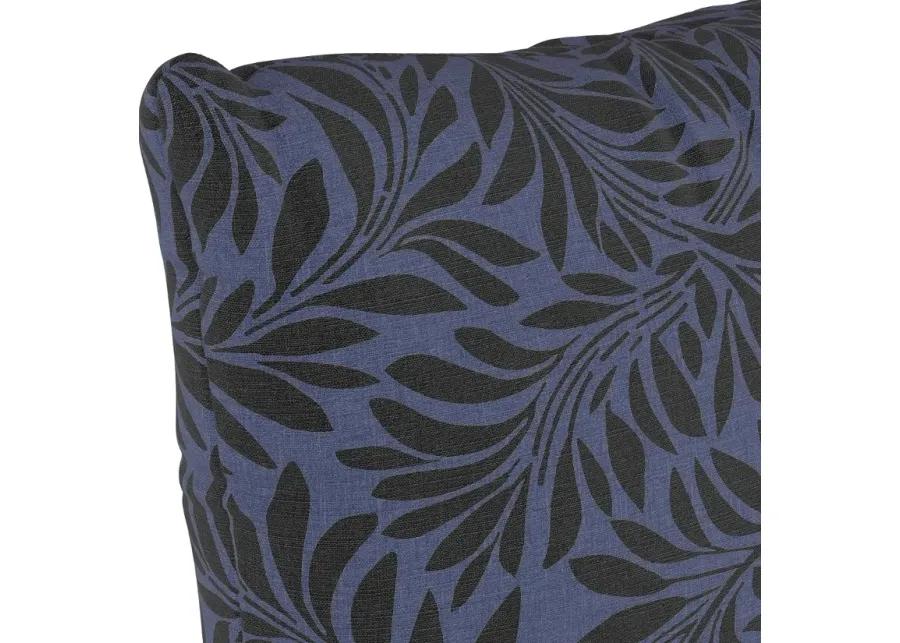 18" Georgian Vine Blue-Black Pillow - Skyline Furniture