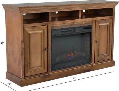 Largo Bourbon 67" Fireplace TV Stand