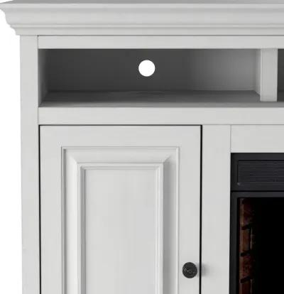 Largo White 67" Fireplace TV Stand