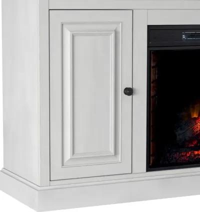 Largo White 67" Fireplace TV Stand