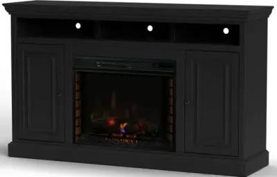 Largo Black 67" Fireplace TV Stand