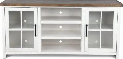 Hampton White 67" TV Stand