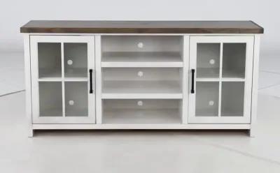 Hampton White 67" TV Stand