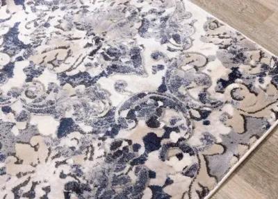 Alida 5 x 8 Elegant Cream Blue Area Rug