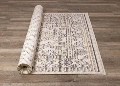 Calabar 5 x 8 Cream Gray Area Rug