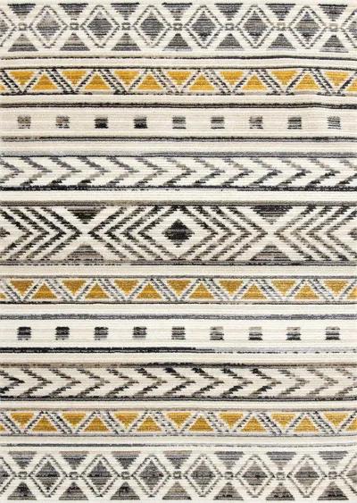 Calabar 5 x 8 Yellow Gray Area Rug