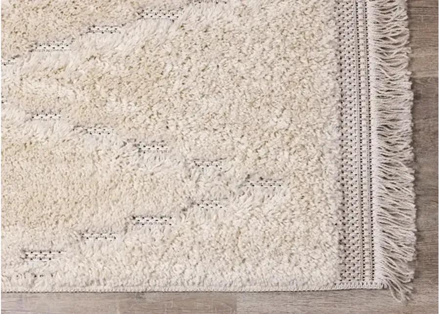 Novato 8 x 11 Chic Cream Shag Rug