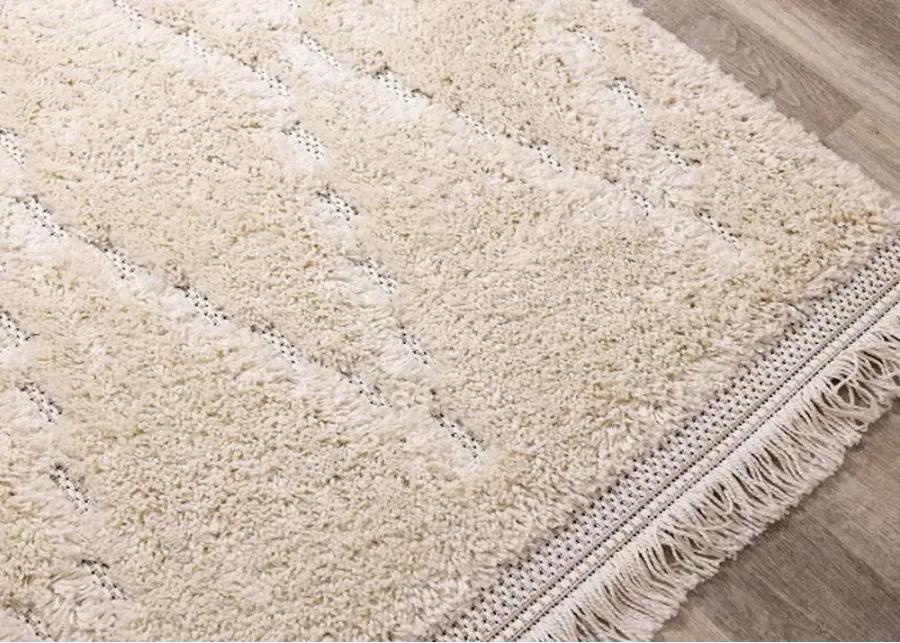 Novato 8 x 11 Chic Cream Shag Rug