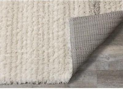 Rondo 5 x 8 Striped Cream Shag Rug