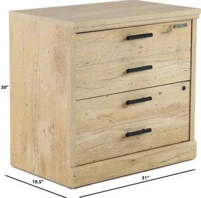 Aspen Post Prime Oak Lateral File Cabinet