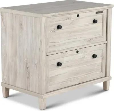 Hammond Chalk Oak Lateral File Cabinet