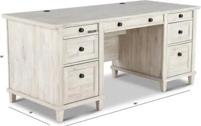 Hammond Chalk Oak Executive Desk