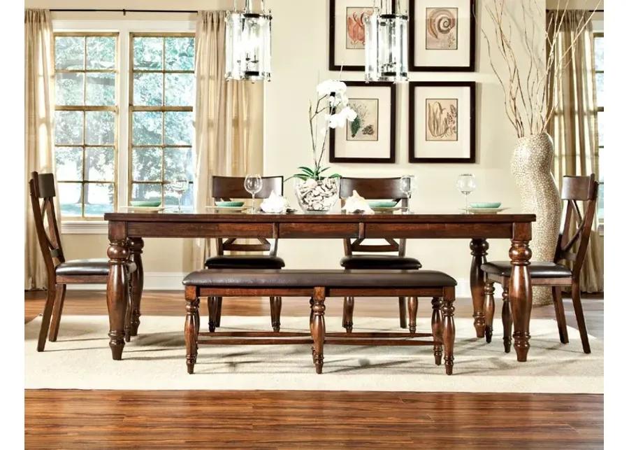 Kingston Brown 6 Piece Dining Set