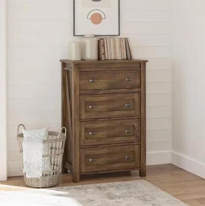 Farmington Rustic 4-Drawer Dresser