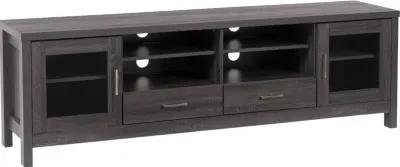 Hollywood Contemporary 71" Dark Grey TV Cabinet