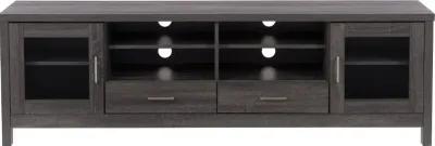 Hollywood Contemporary 71" Dark Grey TV Cabinet