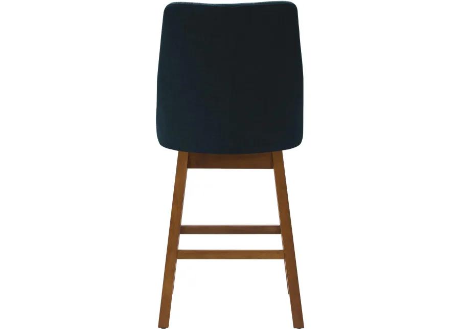 Boston Navy Counter Height Stools, Set of 2