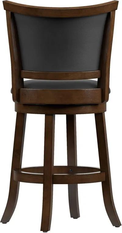 Woodgrove Black Swivel Counter Height Stool, Set of 2