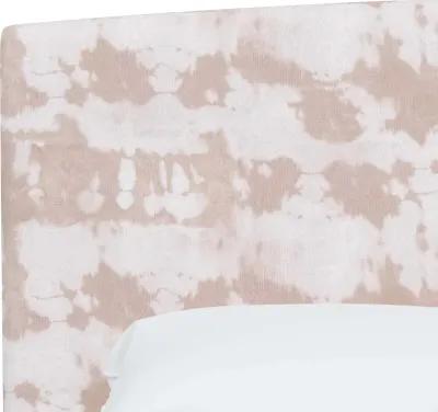 Paige Blush Reverse Tie-Dye King Platform Bed - Skyline Furniture