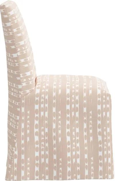 Kimberly Himari Soft Pink Slipcover Dining Chair - Skyline Furniture