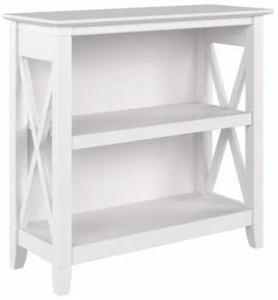 Key West White Oak 2-Shelf Bookcase - Bush Furniture