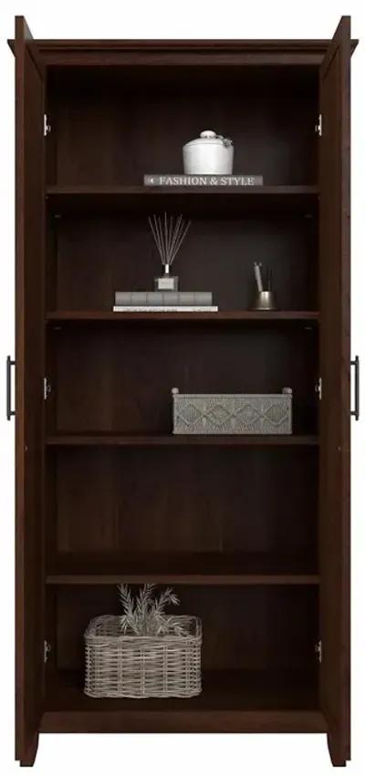 Key West Bing Cherry Storage Cabinet - Bush Furniture