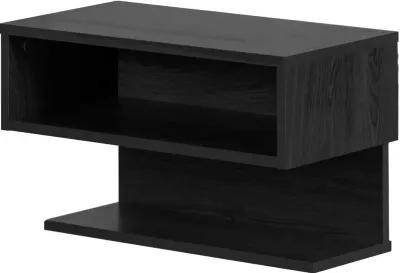 Fusion Gray Oak Floating Nightstand - South Shore