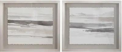 Neutral Landscape Framed Art