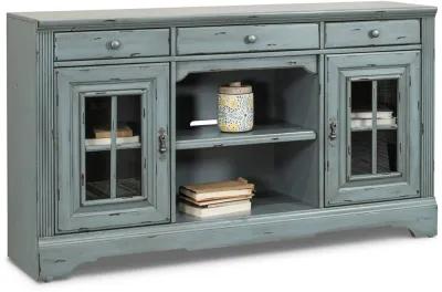 Mountain Breeze Blue 64" TV Stand