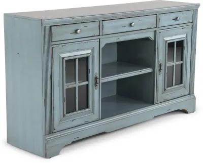 Mountain Breeze Blue 64" TV Stand