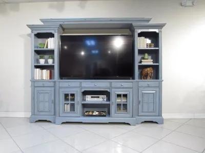 Mountain Breeze Blue 64" TV Stand