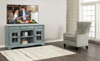 Mountain Breeze Blue 64" TV Stand