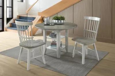 Newark 3 Piece Dining Room Set with Swivel Chairs