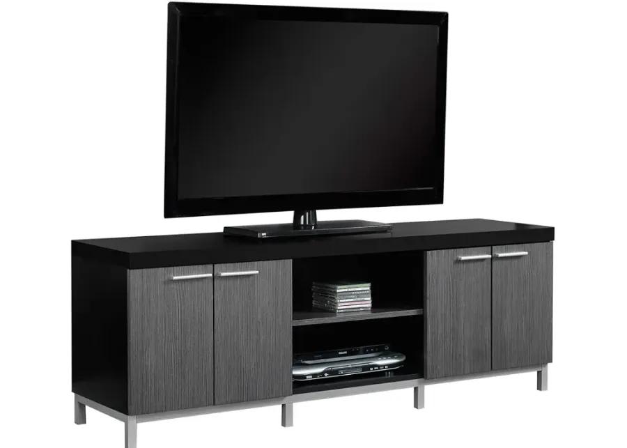 Contemporary 60 Inch Black TV Stand