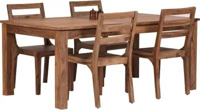 Hidden Haven Natural 5 Piece Dining Set