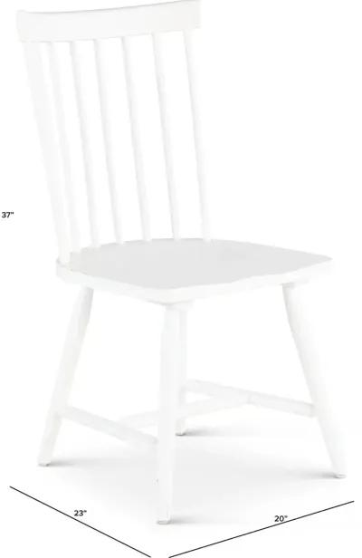 Palmetto Heights White Dining Chair