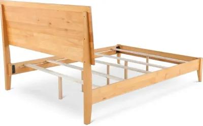 2 West Natural King Platform Bed