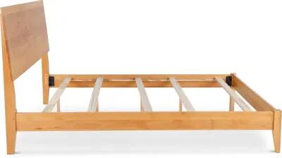 2 West Natural King Platform Bed