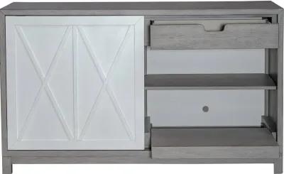 Palmetto Heights White and Gray Server