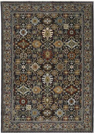 Aberdeen 5 x 8 Traditional Blue Area Rug