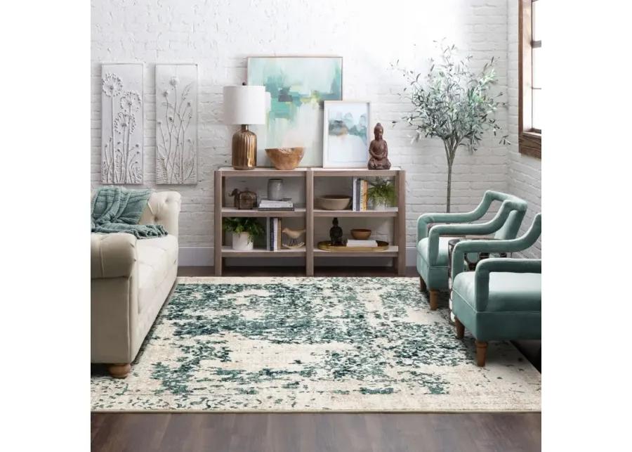 Soiree 8 x 11 Mallard Green Area Rug