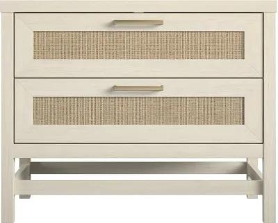 Lennon Ivory Oak Two Drawer Nightstand