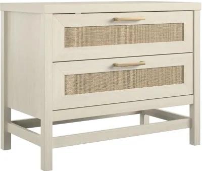 Lennon Ivory Oak Two Drawer Nightstand