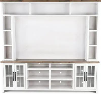 Hampton White Entertainment Center