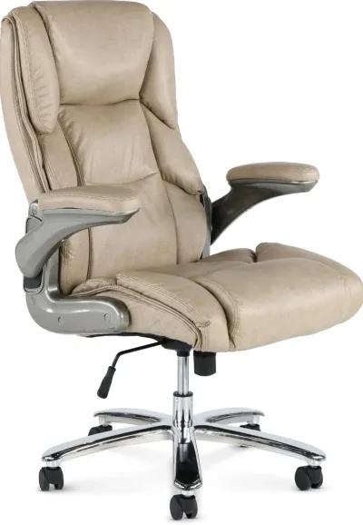 Warren Heavy Duty Beige Desk Chair